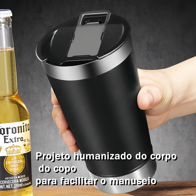 Copos térmicas de aço inoxidável para bebidas 473ml