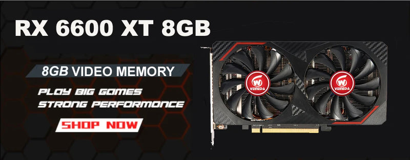 Placas de vídeo veineda RX580 8 GB DDR5 GPU rx 580 8 GB PC gaming