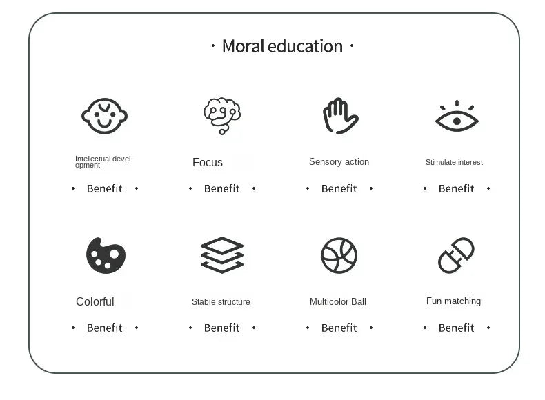 Brinquedos educativos pista de bola para crianças